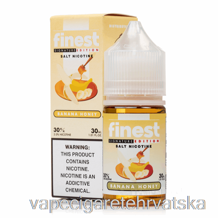 Vape Cigarete Banana Med - The Finest Signature Edition Sol Nic - 30ml 50mg
